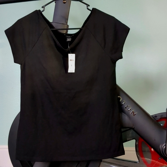 Ann Taylor Tops - NWT Women's Small Ann Taylor Black T-Shirt